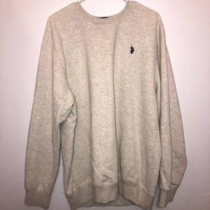 U.S. Polo Assn. Cream polo crewneck